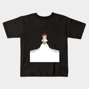 Space Launch V1 (Transparent Background) Kids T-Shirt